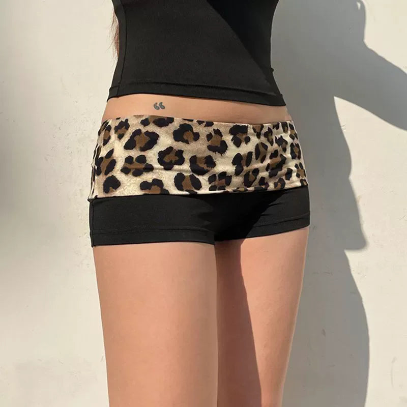 Sassy Leopard Booty Shorts
