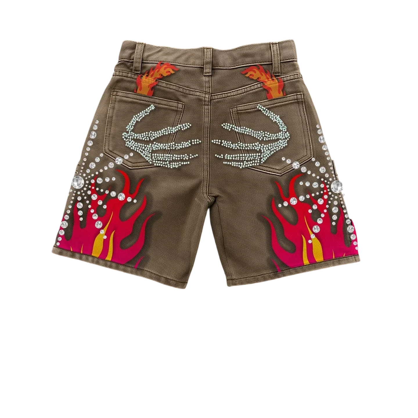 Trendy Denim Gym Shorts