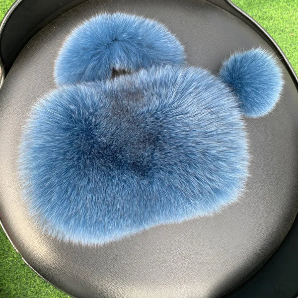 Fluffy Fox Fur Handbag