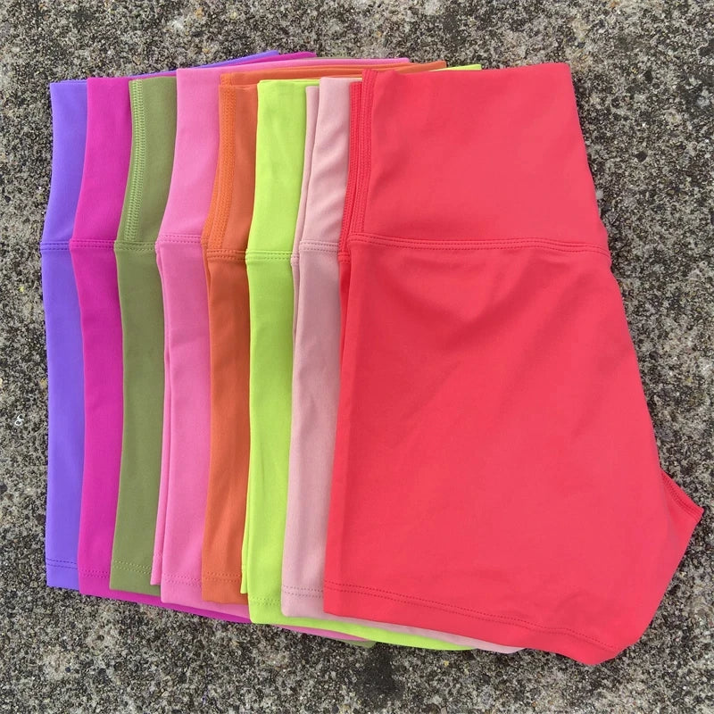 High Waist Active Shorts