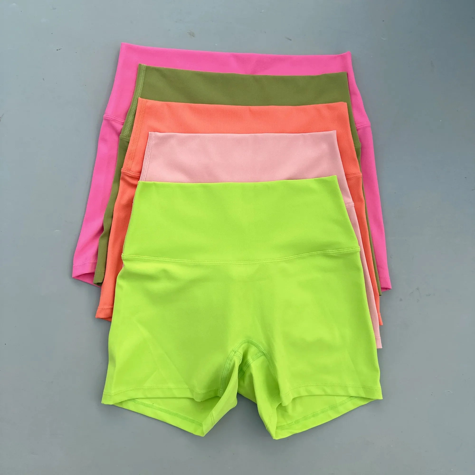High Waist Active Shorts