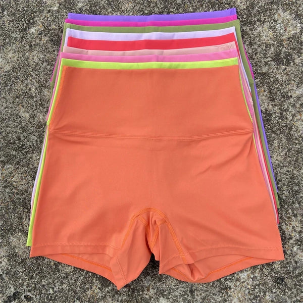 High Waist Active Shorts