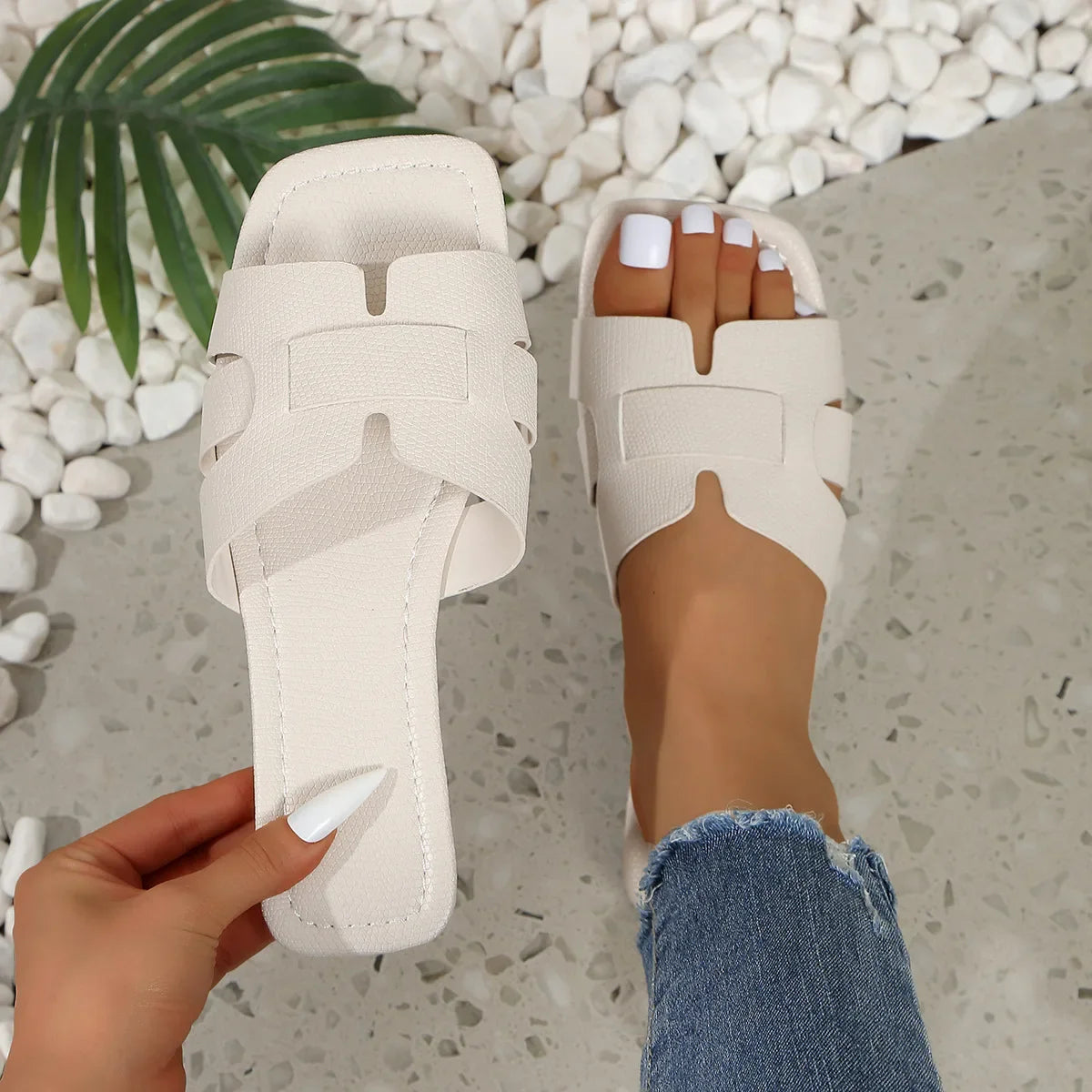 Chic Summer Slip-On Sandals