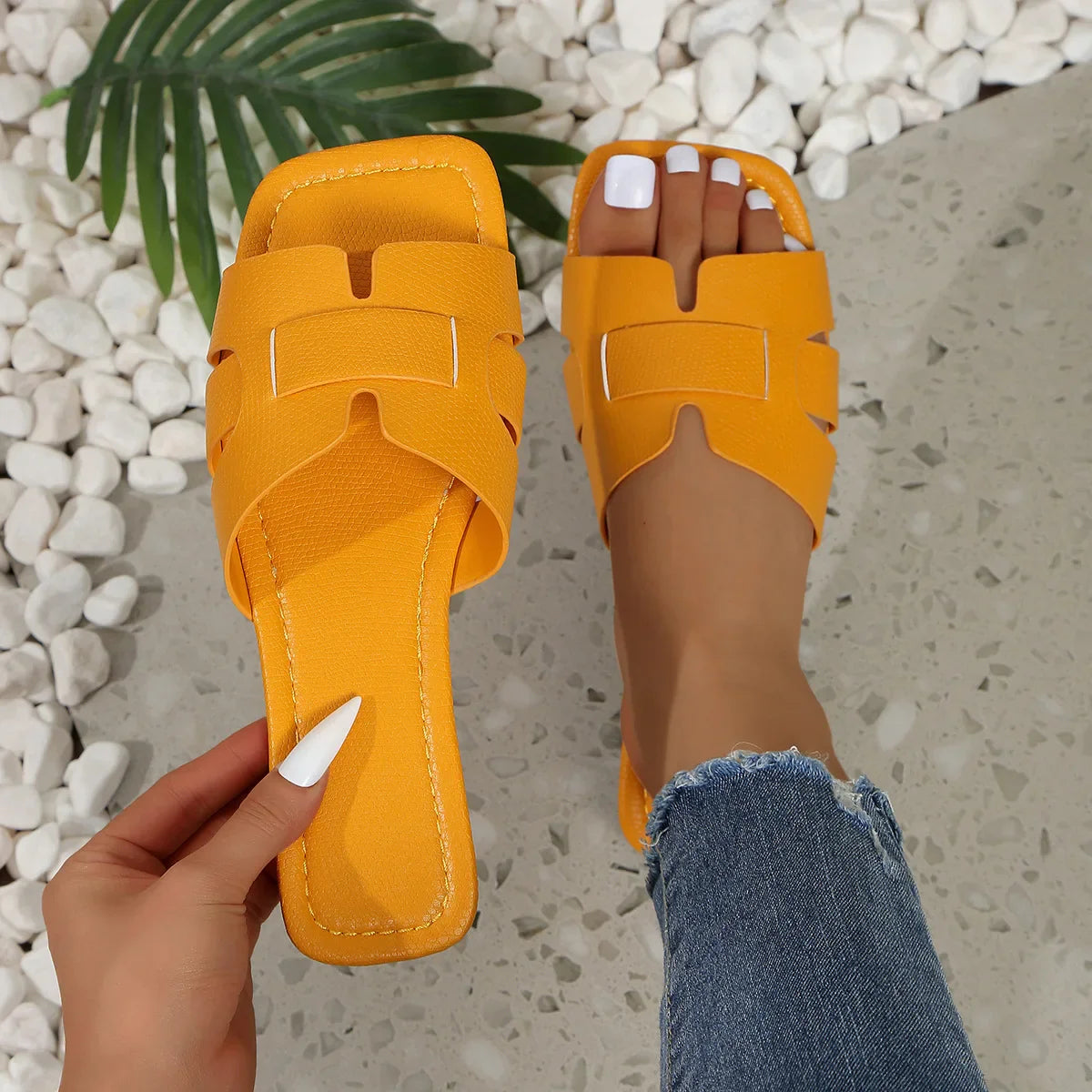 Chic Summer Slip-On Sandals